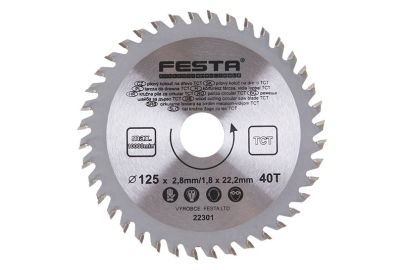 CIRK.TESTERA BRUSIL.ZA DRVO 125X22 22301